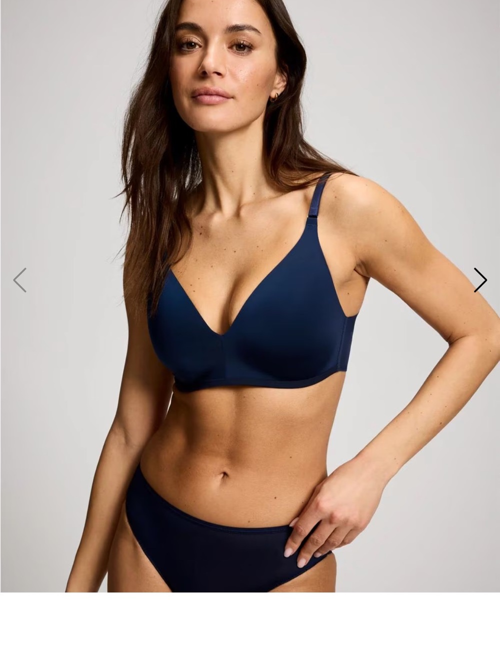Soma Navy Wireless Smooth Everyday Bra